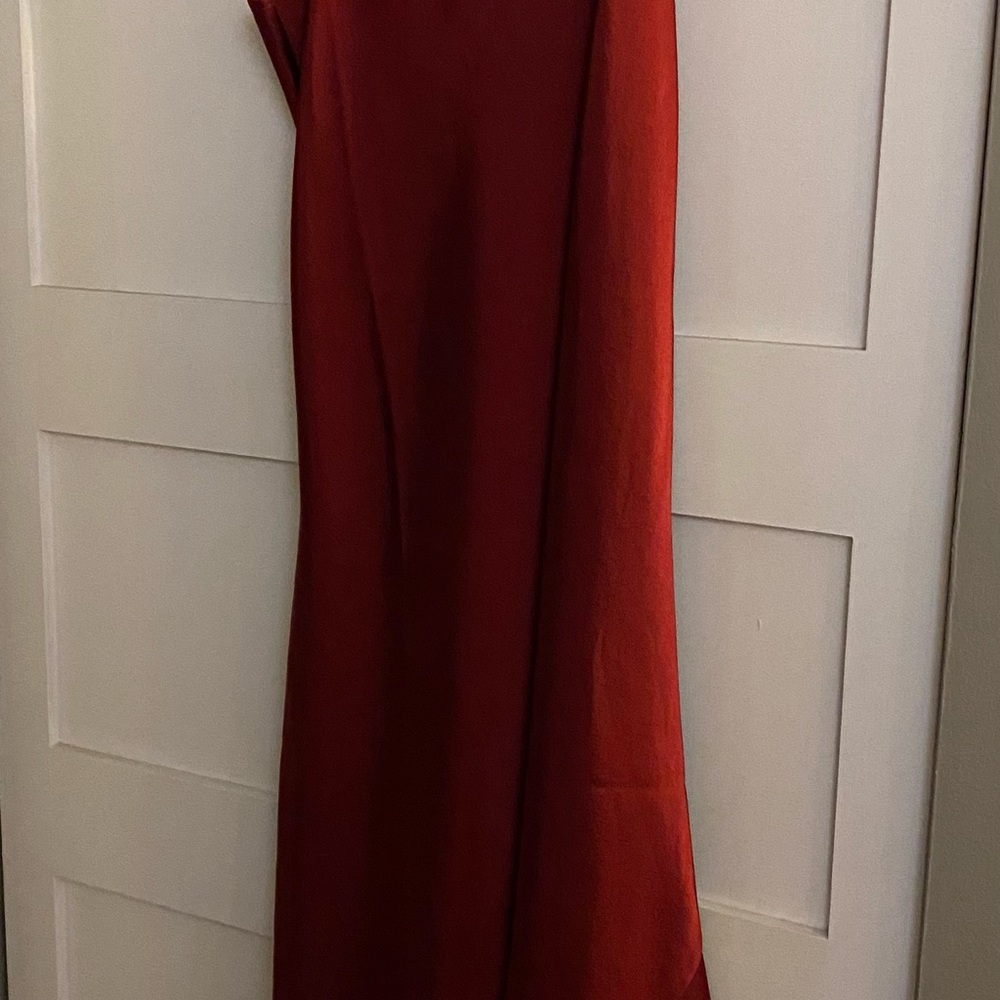 Wine slip dress size medium